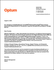 Optum letter