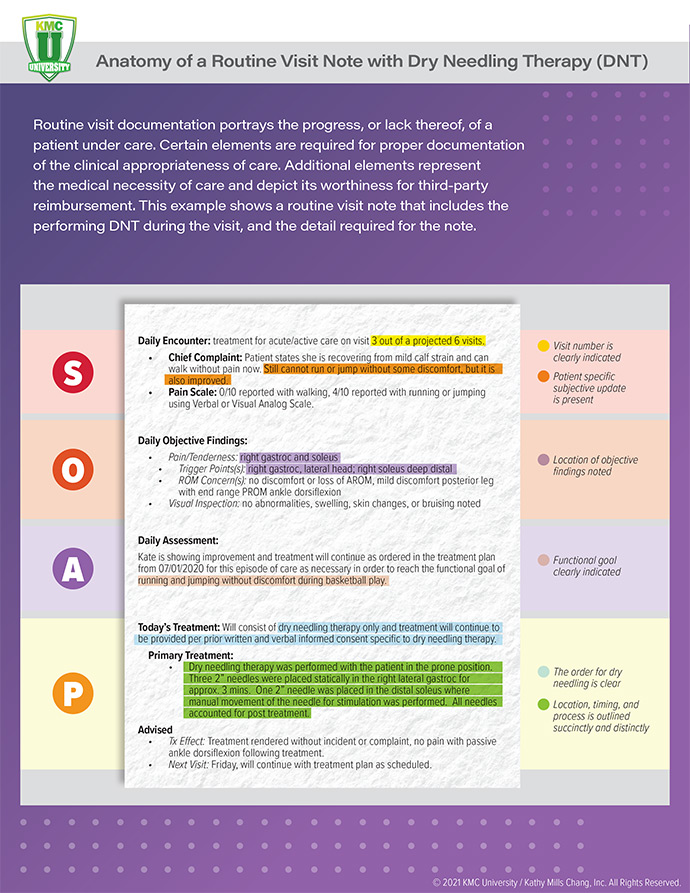 Anatomy of a Routine Office Visit (ROV)-With Dry Needling - KMC University