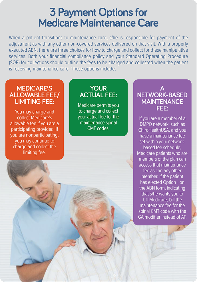 Three Payment Options for Medicare Maintenance Care KMC University