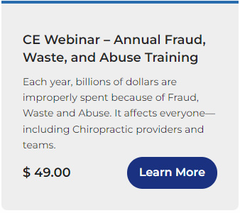 Required Annual Fraud, Waste, and Abuse Training